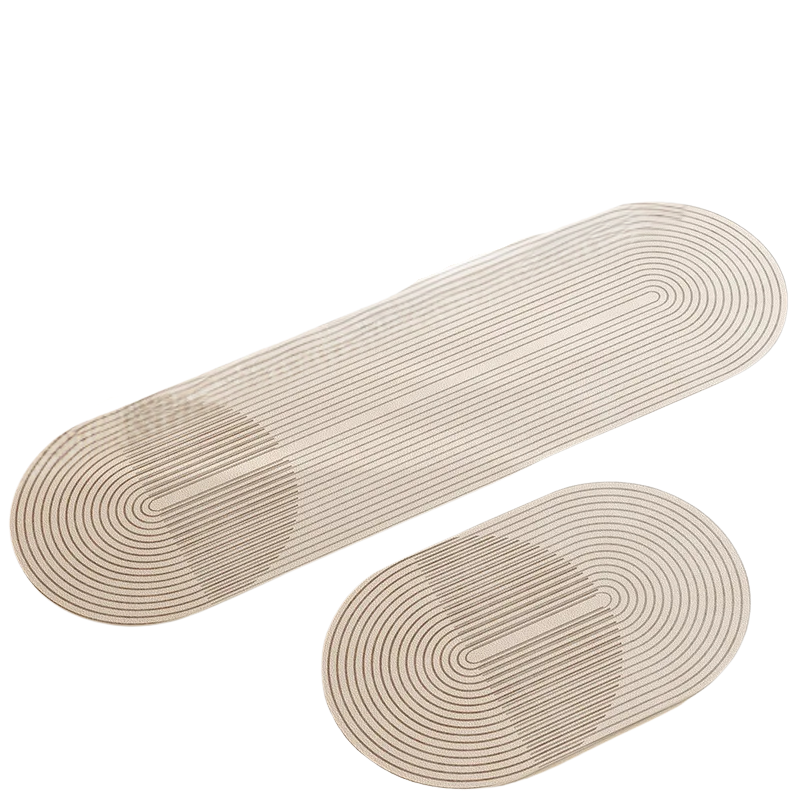 Design-Küchenmatte, saugfähig & waschbar. Verhindert Ausrutschen und schützt den Boden stilvoll.