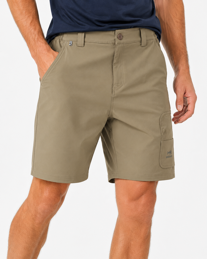 Atmungsaktive Herren Sport Shorts für Freizeit und Reise, schnelltrocknend und leicht.
