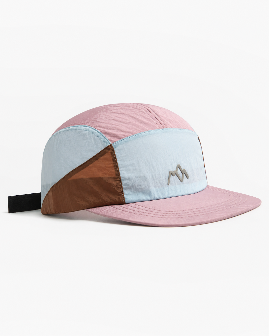 Unisex 5-Panel Camping Hut in Schwarz, leicht & atmungsaktiv für Outdoor & Wandern. Idealer Sonnenschutz.