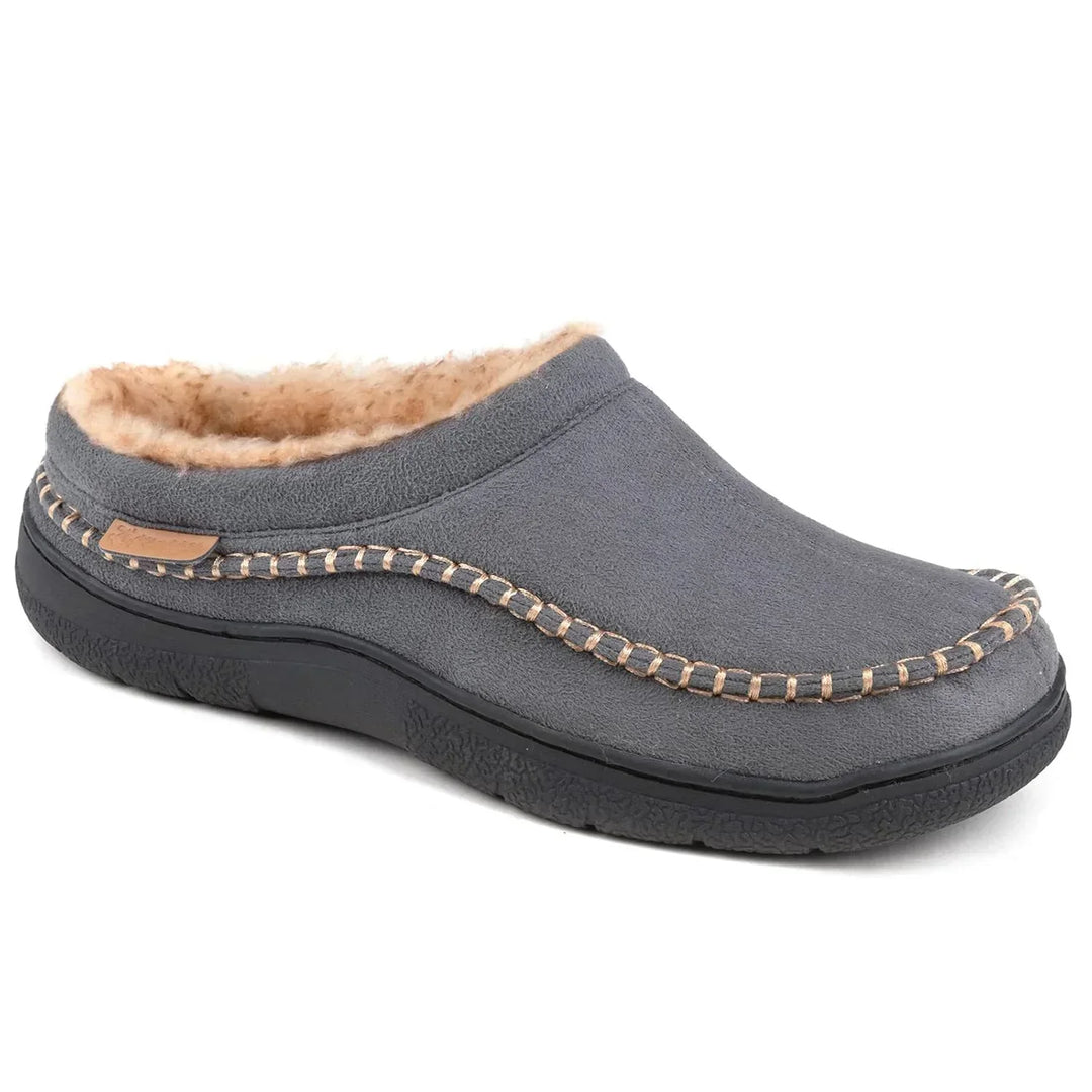 Warme & komfortable Herren Winter-Loafer mit Plüschfutter, rutschfester Sohle & Slip-on Design.
