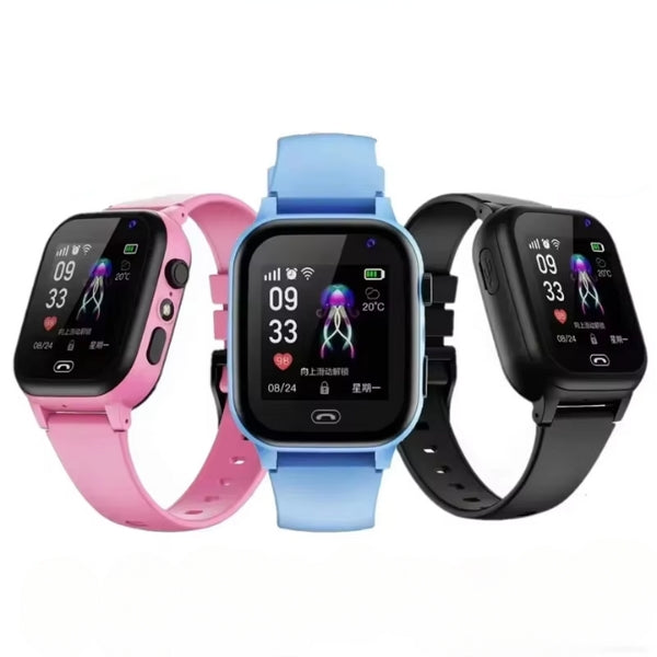 Bunte Kinder-Smartwatch mit integrierter Kamera & 4G-Kommunikation für Anrufe und Fotos. Tolles Geschenk für Kids.
