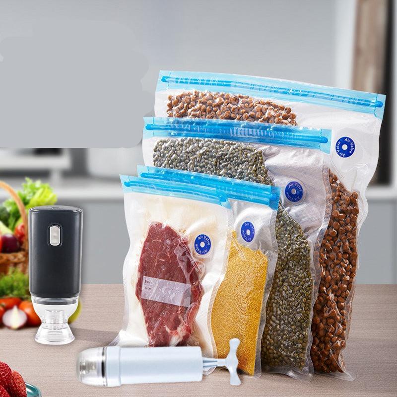 FreshGuard wiederverwendbare Vakuumierbeutel (10er Set) für längere Frische von Lebensmitteln. Ideal für Vorratshaltung.