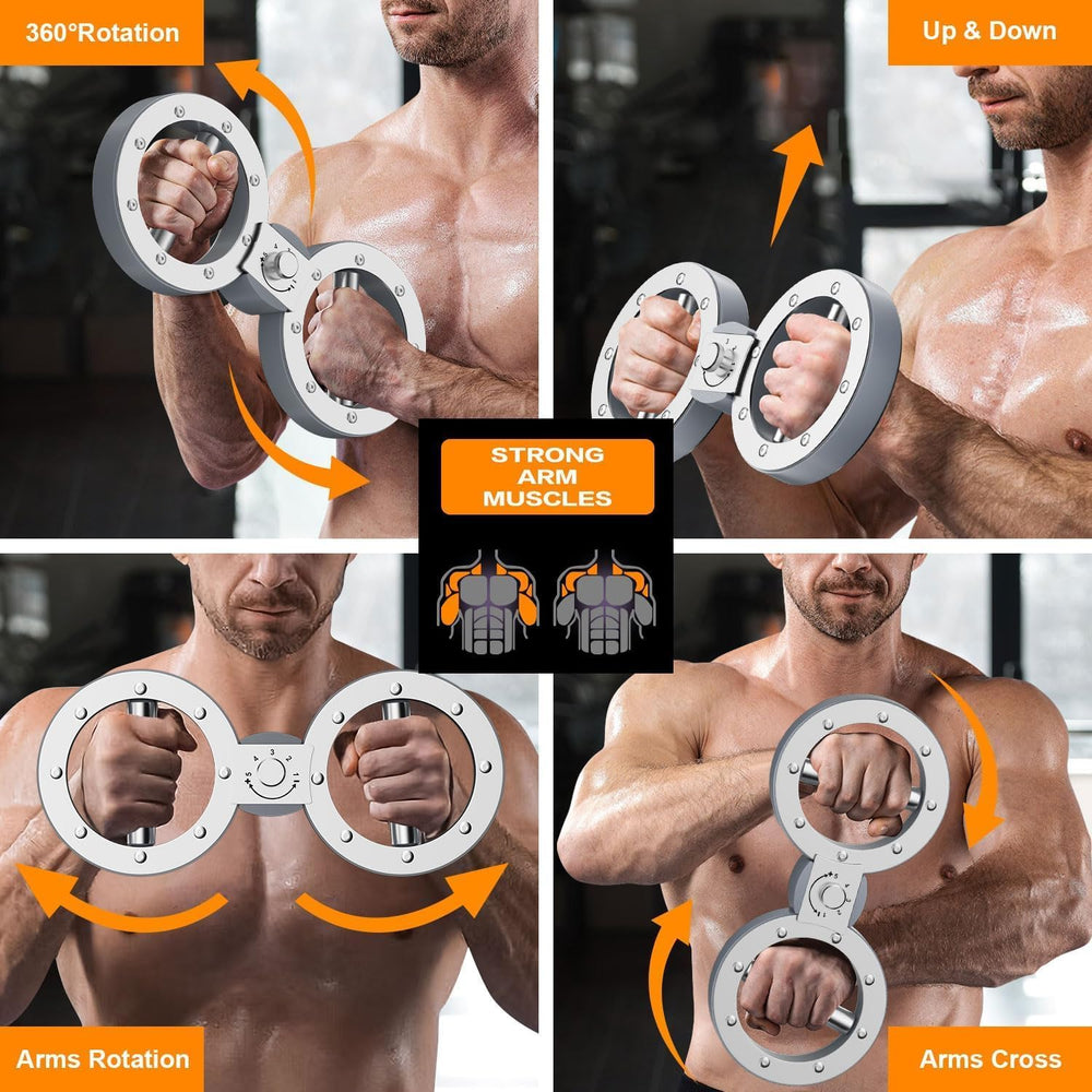 Arm-Twister zum Heimtraining: Muskelaufbau für Arme, Brust & Oberkörper. Einstellbar.