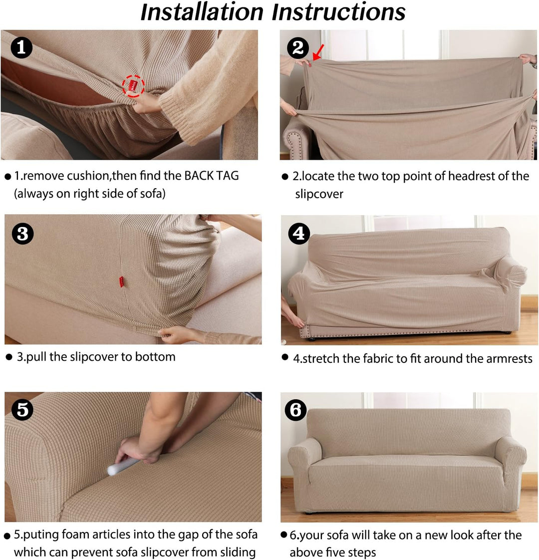 Stretch-Sesselbezug CoverFlex, haustierfreundlich & waschbar. Perfekter Möbelschutz für Sessel.