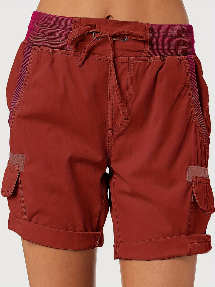 Casual Damen Cargo Shorts mit Kordelzug für hohen Tragekomfort.