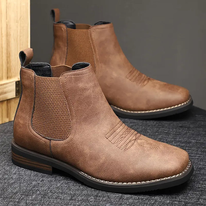 Bequeme Herren Edelwald Stiefeletten im Urban Classic Stil, perfekt für den Alltag und formelle Anlässe.