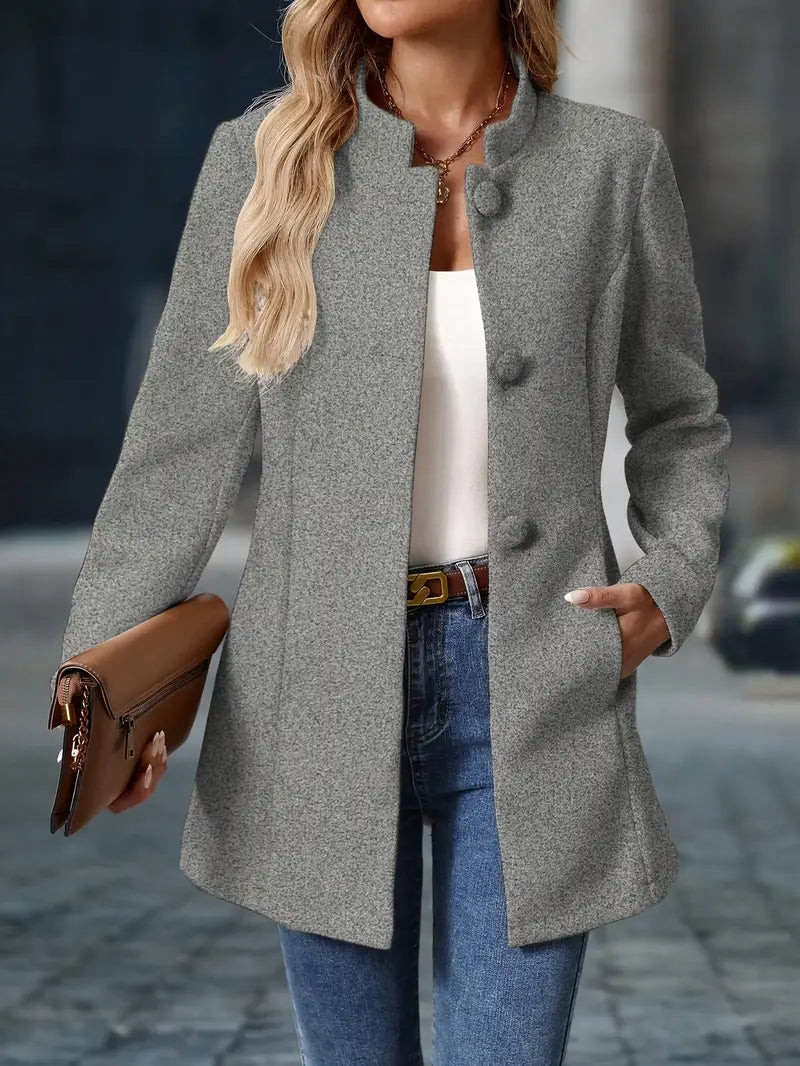 Damen Jacke für Business Casual. Zeitloser Schnitt, eleganter Alltagsstil.