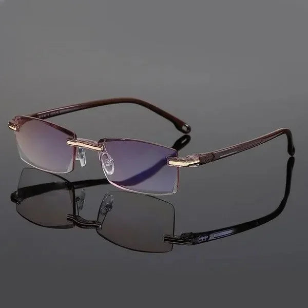 Multifokale Lesebrille Unisex mit Anti-Blaulicht-Filter, leicht und robust für optimalen Augenschutz.