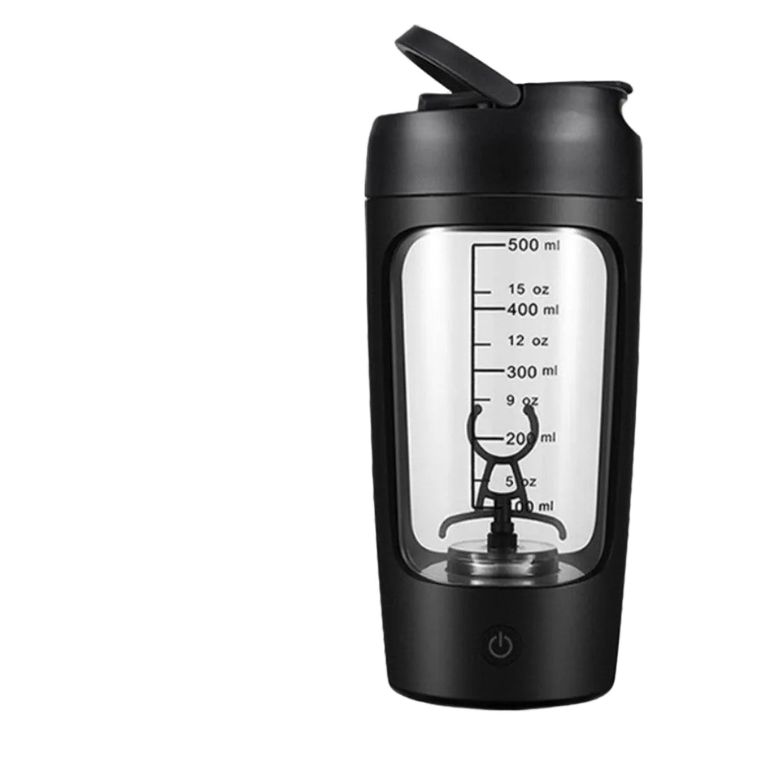 Elektrischer Protein-Shaker, USB-wiederaufladbar, für klumpenfreie Sportnahrung & Fitness-Drinks unterwegs.