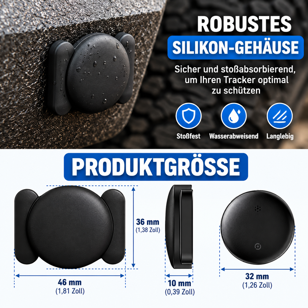 Mini GPS-Tracker für Fahrzeuge – Echtzeit-Ortung ohne Abo