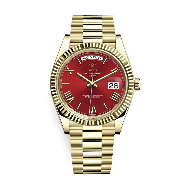 Zeitlose Herren Armbanduhr als stilvolles Geschenk, elegant und funktional mit Datum, ideal für jeden Anlass.