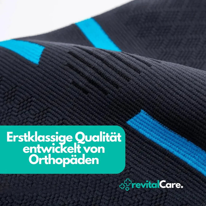 Komfortable Kniebandage FlexiKnee Pro reduziert Knieschmerzen und verbessert die Mobilität.