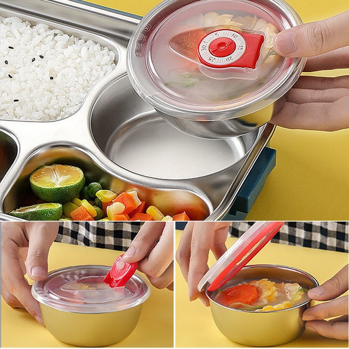 SteelLunch Edelstahl-Thermobox, perfekt für gesunde, frische Mahlzeiten im Büro, Schule oder auf Reisen.