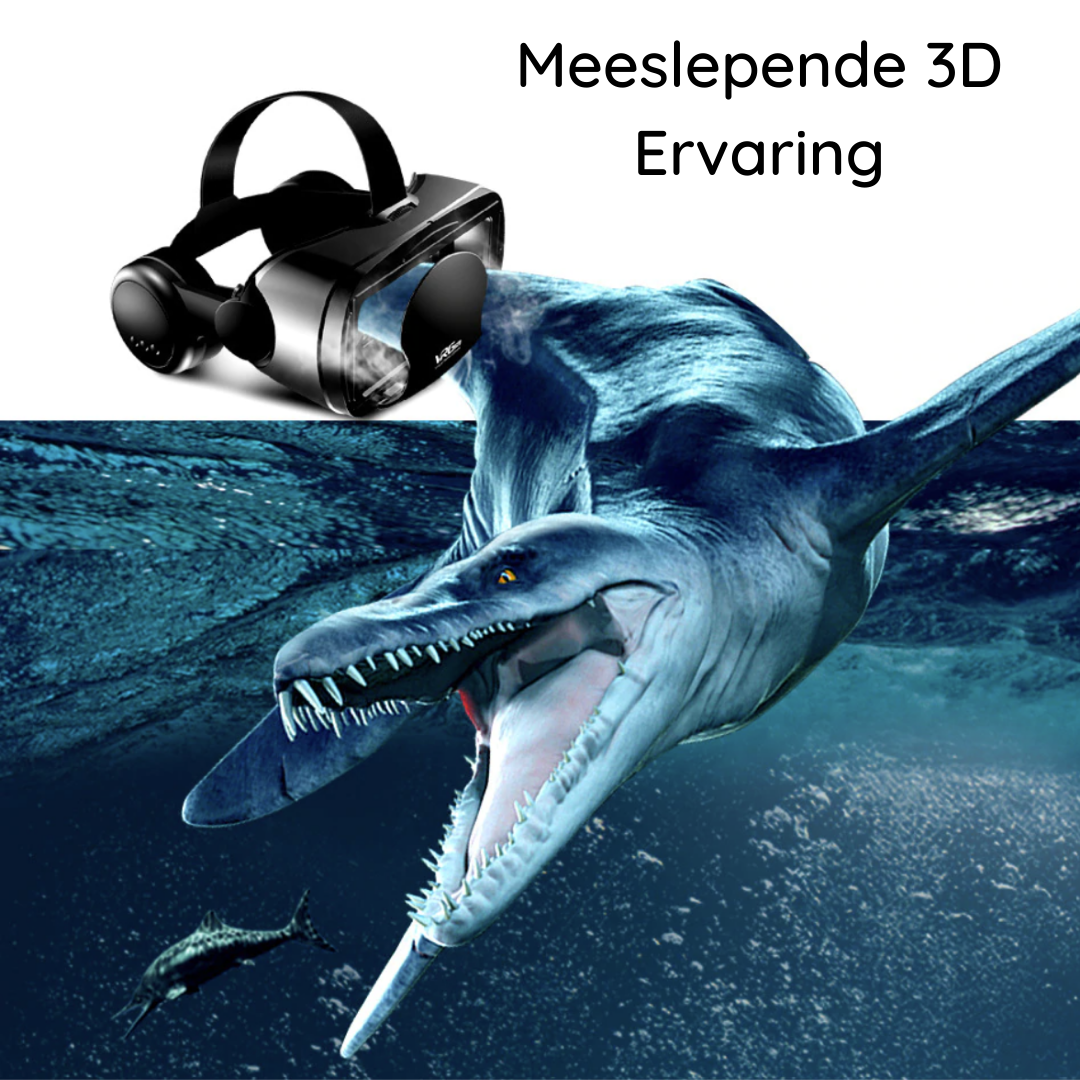 Tauche ein in 3D-Filme & VR-Spiele mit dieser intelligenten VR-Brille und Headset für iPhone & Android.