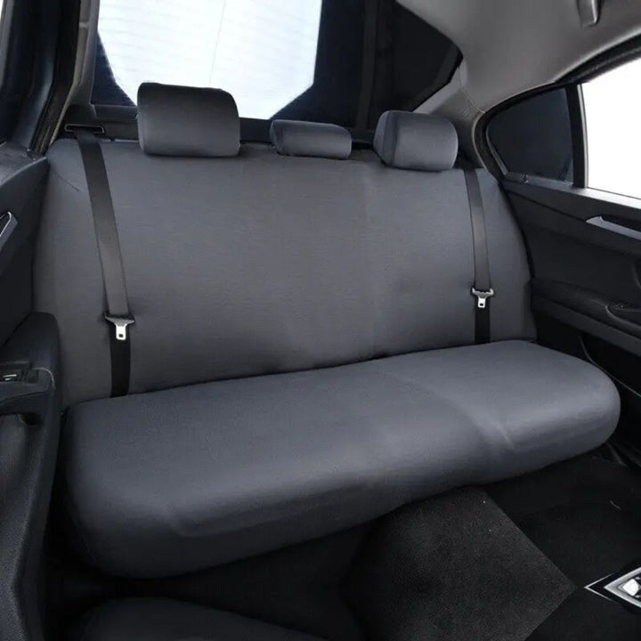 Robuster, wasserdichter Schutzbezug für die Auto-Rückbank, ideal für Hunde und als Schmutzschutz im Kofferraum.