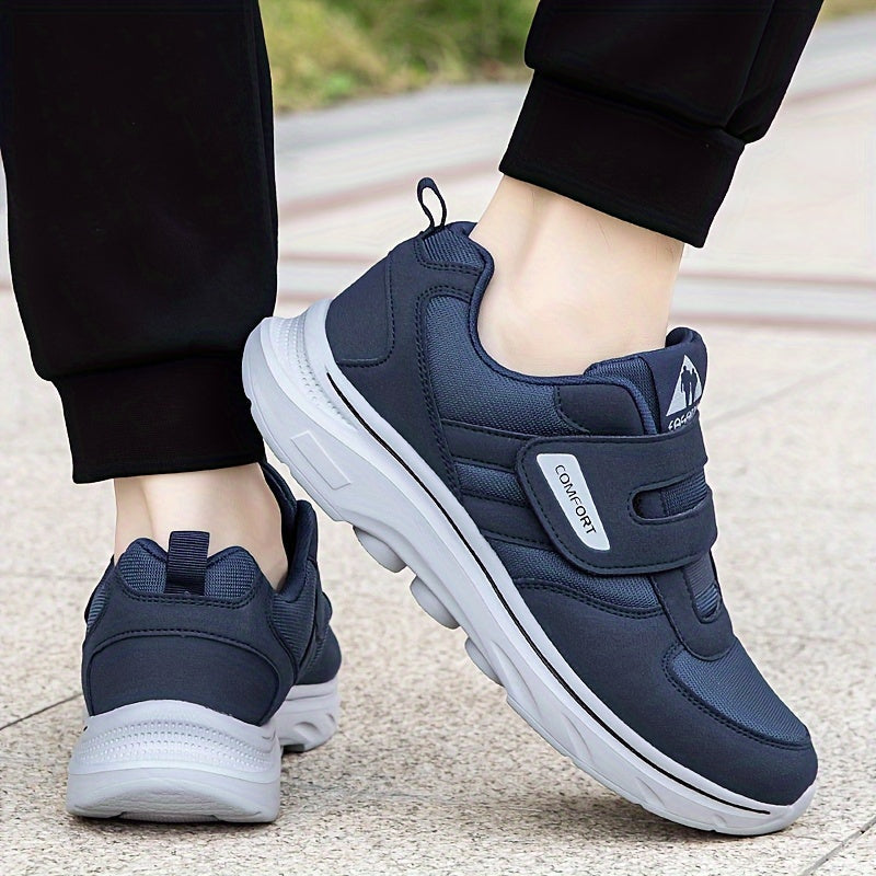 Moderne Unisex Sneaker EasyStride mit Klettverschluss, perfekt als Sportschuhe oder bequeme Freizeitschuhe.