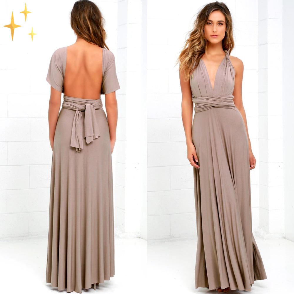 Komfortables & stilvolles Damen Wickelkleid Mira, ideal für Tag & Nacht. Ein echtes Mode-Highlight.