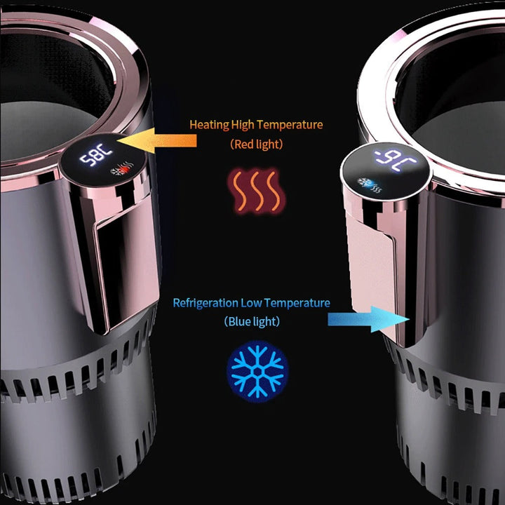 ThermaChill Smart Cup: Praktischer Heiz- & Kühlbecher für den Getränkehalter. Immer die richtige Temperatur.