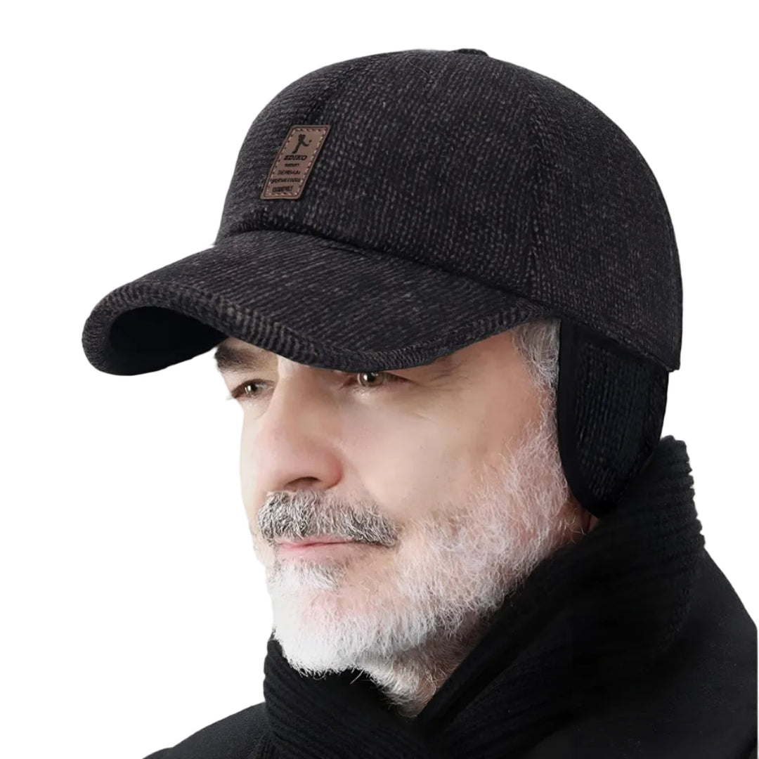 Unisex Strick-Baseballcap für Herbst & Winter, warm & stilvoll gestrickte Mütze in Einheitsgröße.