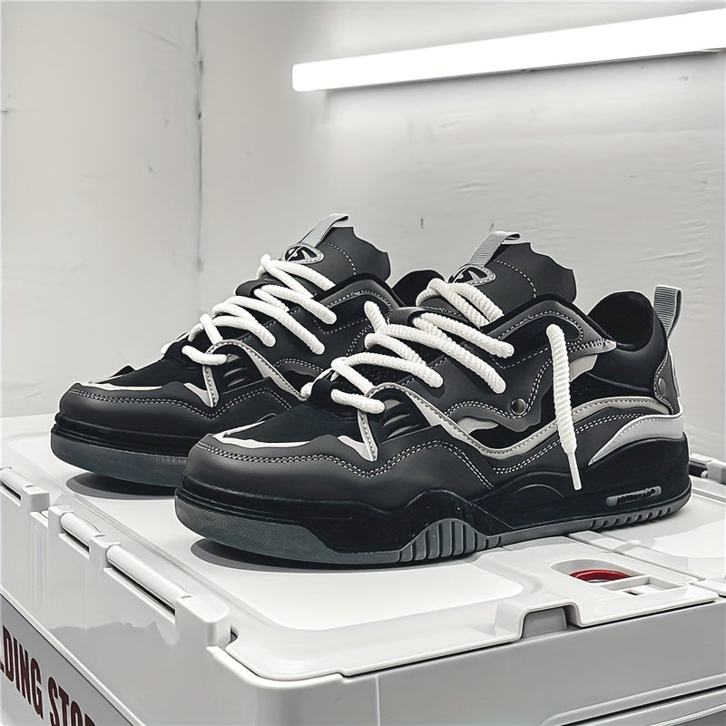 Trendige Herrenschuhe, Sneaker mit sportlicher Silhouette, perfekt für lässige Alltags-Looks.