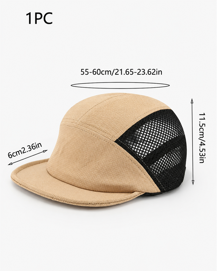 Stylische schnelltrocknende Mesh-Sportmütze mit UV-Schutz. Komfortable Baseballmütze für Herren & Damen.