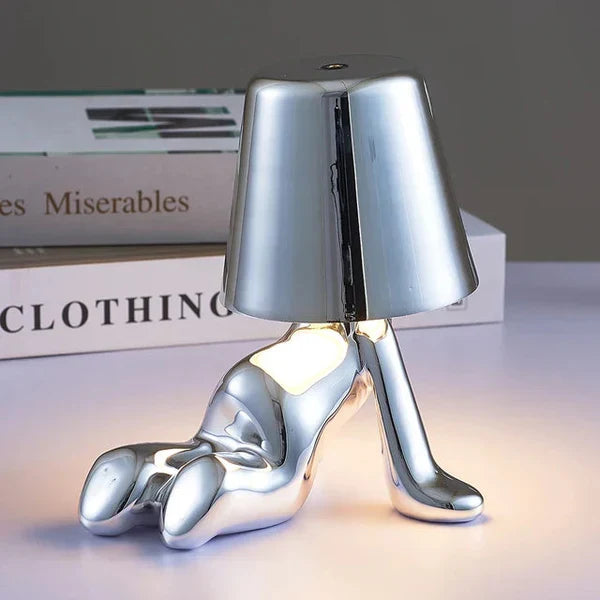 Elegante dimmbare LED-Lampe, kabellos, dekorativ, für moderne Wohnzimmer-Einrichtung.