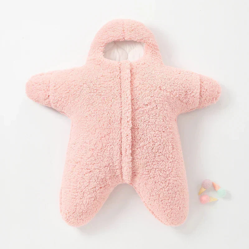 Seestern-Babyschlafanzug für Mädchen und Jungen, weich und bequem.