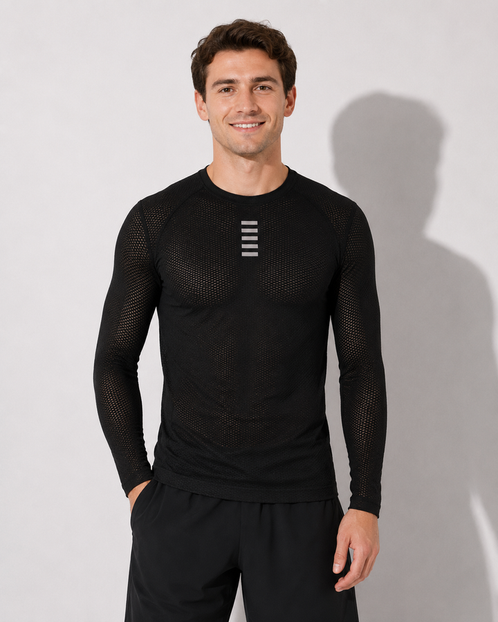 Ärmelloses Herren Radsport Baselayer Trikot für heiße Tage, bietet Bewegungsfreiheit und Kühlung.