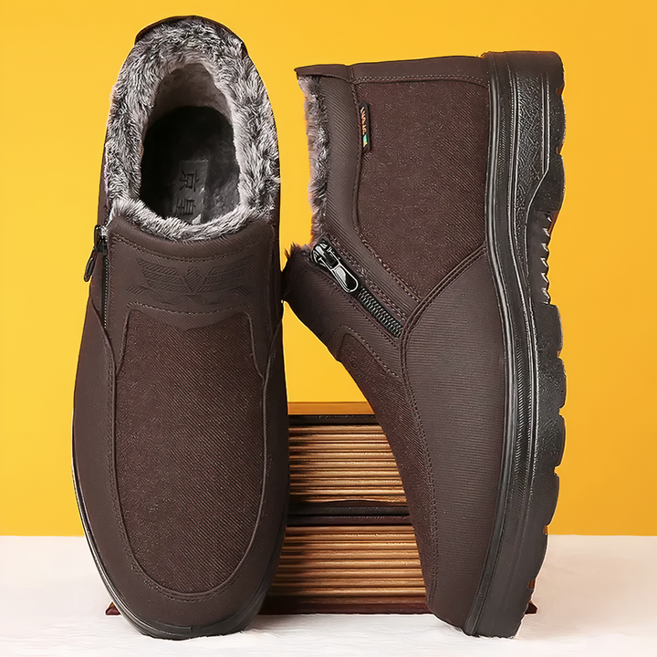 Orthopädische Herren Winterschuhe Arctic Pro für Schmerzfreiheit, warm, rutschfest. Ideal für Fussgesundheit & Komfort.
