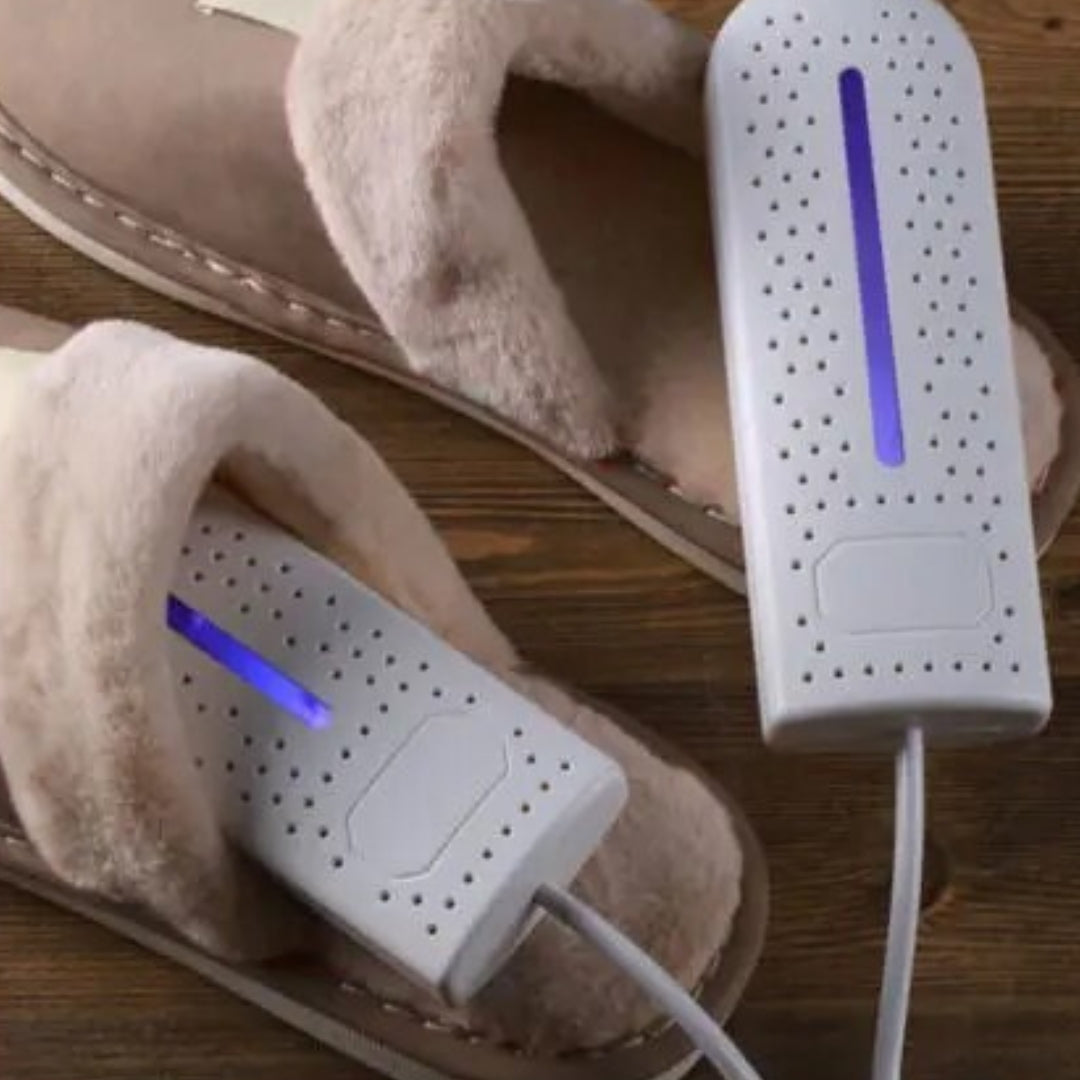 Effektiver Schuhtrockner mit UV-Technologie für trockene und hygienisch saubere Schuhe.
