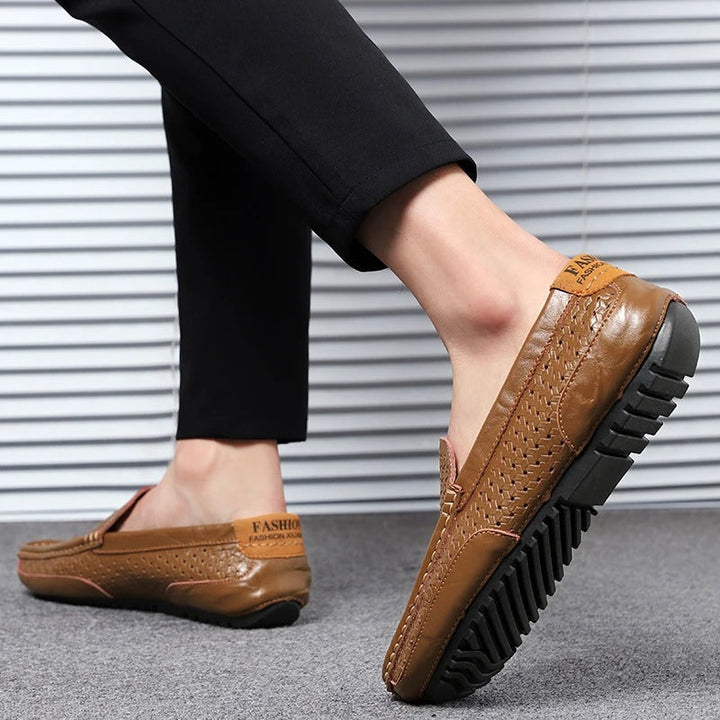 Atmungsaktive Herren Loafers, leichte Slipper, ideal als Sommerschuh.