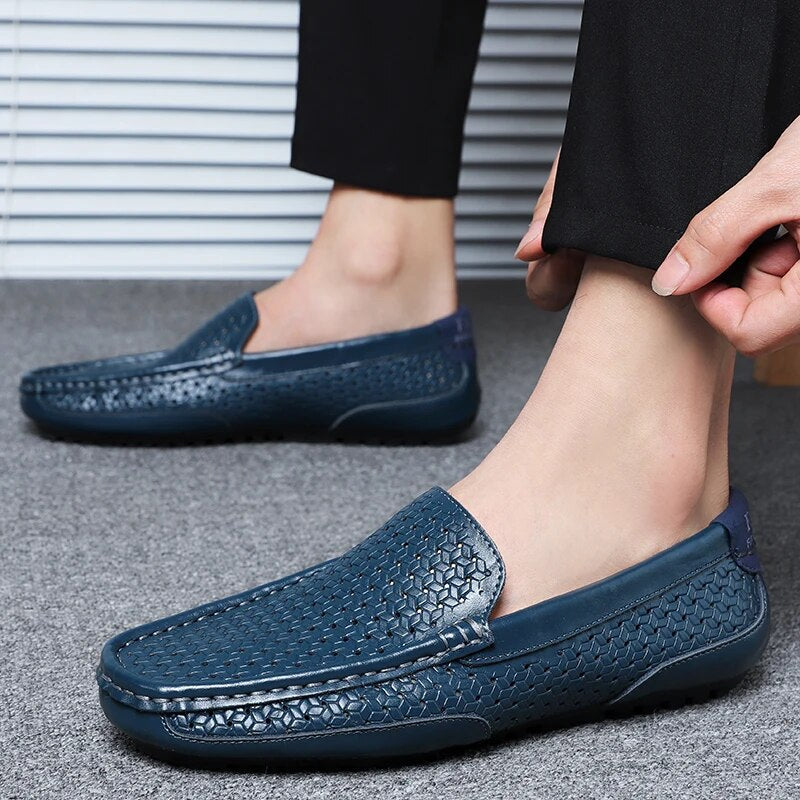 Elegante Herren Loafers, bequem & atmungsaktiv, ideal für Büro und Freizeit.