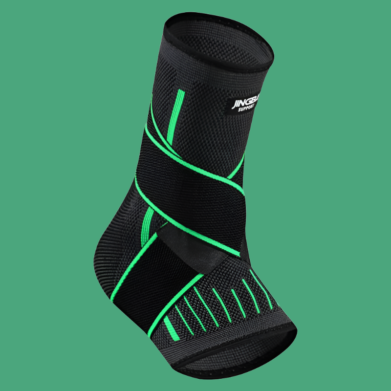 Unisex Kompressions-Knöchelbandage FlexiFit für Sport & Alltag. Optimale Stabilisierung, Schmerzlinderung & Prävention.