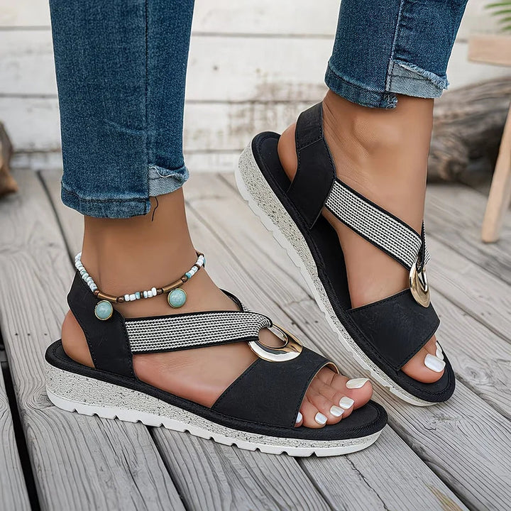 Damen Luna Küstensandalen stilvolle Kombi