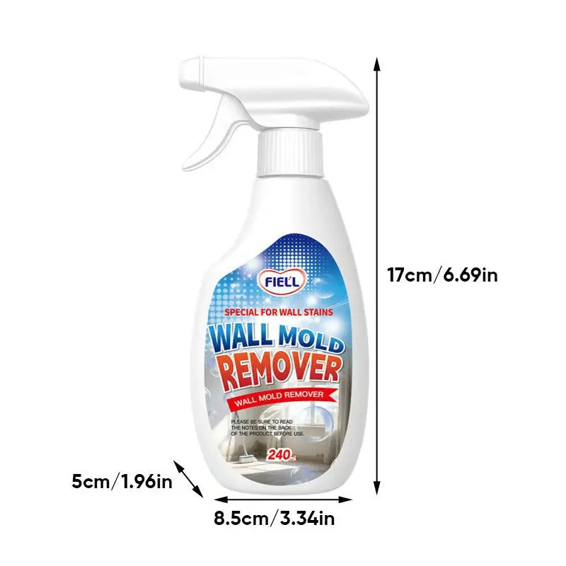 Schimmelentferner 240ml für Wände, Tapeten & Bad. Formaldfreies Anti-Schimmel Spray für dauerhafte Sauberkeit.
