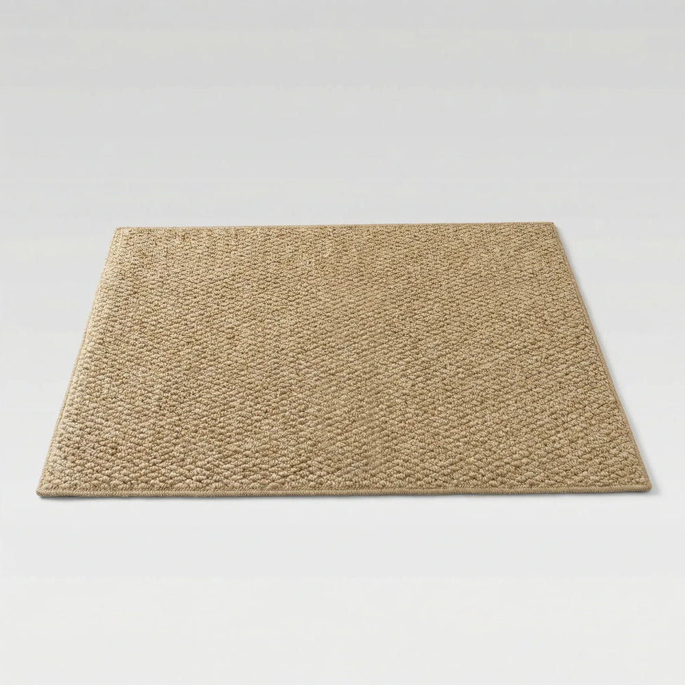 Pflegeleichte, waschbare Antirutsch-Fußmatte beige. Effektive Schmutzfangmatte für Eingangsbereich innen & außen.