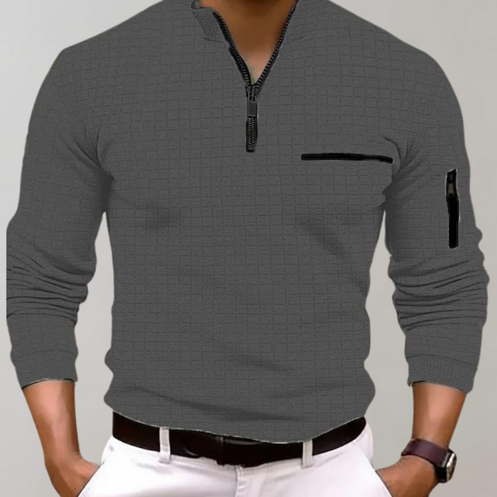 Klassisches Herren Poloshirt für eleganten Stil, Smart Casual Anlässe und sommerliche Freizeit. Vielseitiges Männer Hemd.