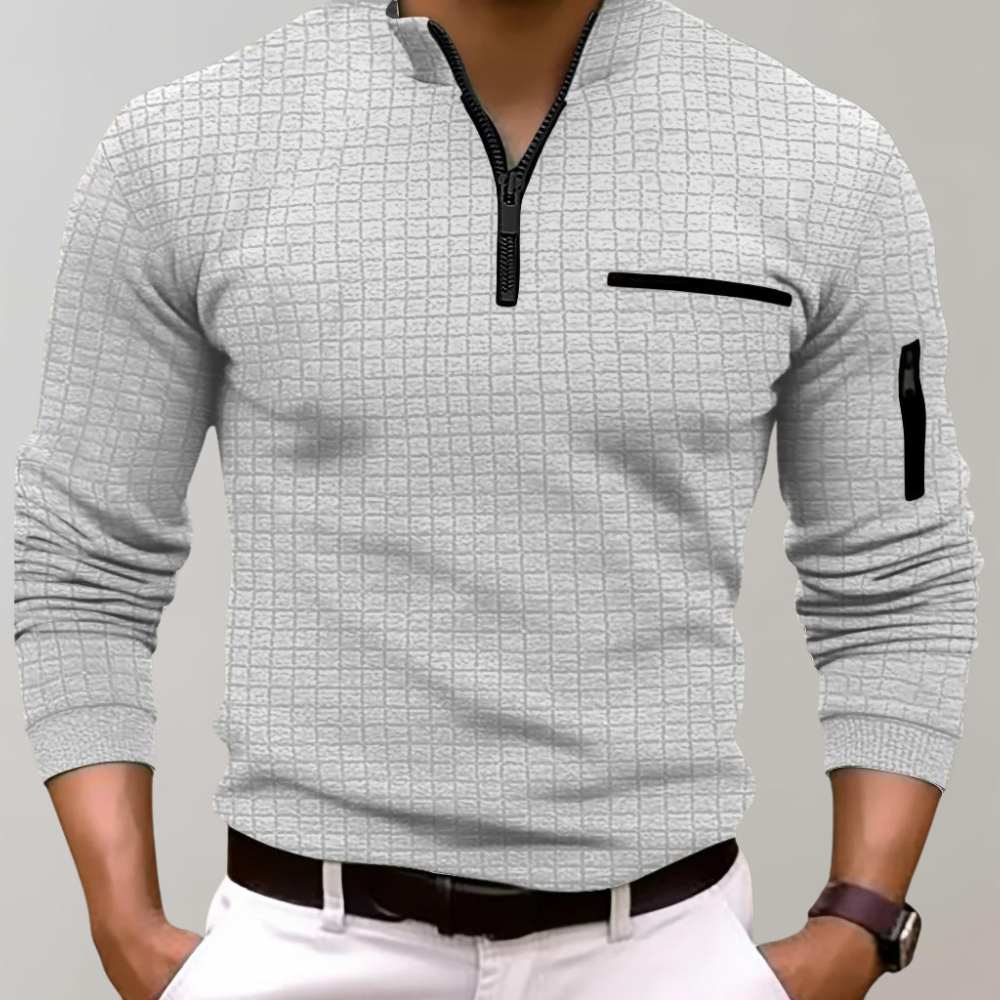 Vielseitiges Herren Poloshirt in klassischem Design für Sommer, Freizeit & Smart Casual Looks. Eleganter Männer Stil.