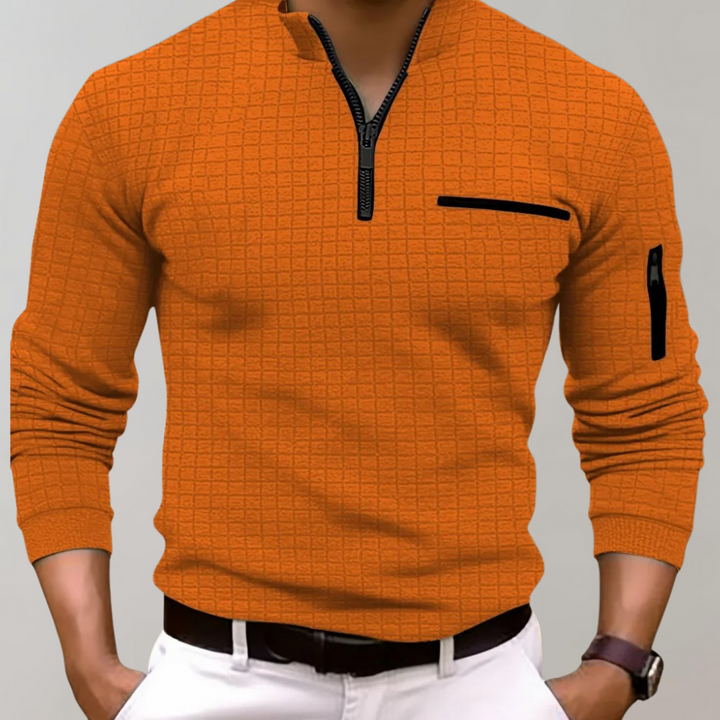 Stylisches Herren Poloshirt für moderne Männer Mode. Elegant & komfortabel, ideal für vielseitige Smart Casual Outfits.