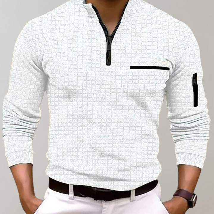 Hochwertiges Herren Poloshirt, klassisch & komfortabel, perfekt für eleganten Smart Casual Stil im Sommer & Freizeit.