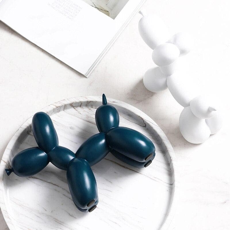 Moderne Ballonhund Tierfigur, perfektes Büro- oder Regal-Dekor, stilvolle Geschenkidee.
