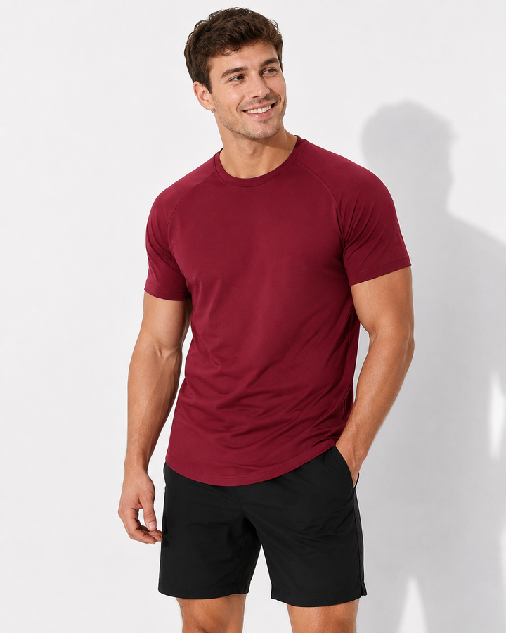 Stylisches Sommershirt für Herren. Atmungsaktives Kurzarm-T-Shirt mit modernem Schnitt, ein Must-have für Männer Mode.