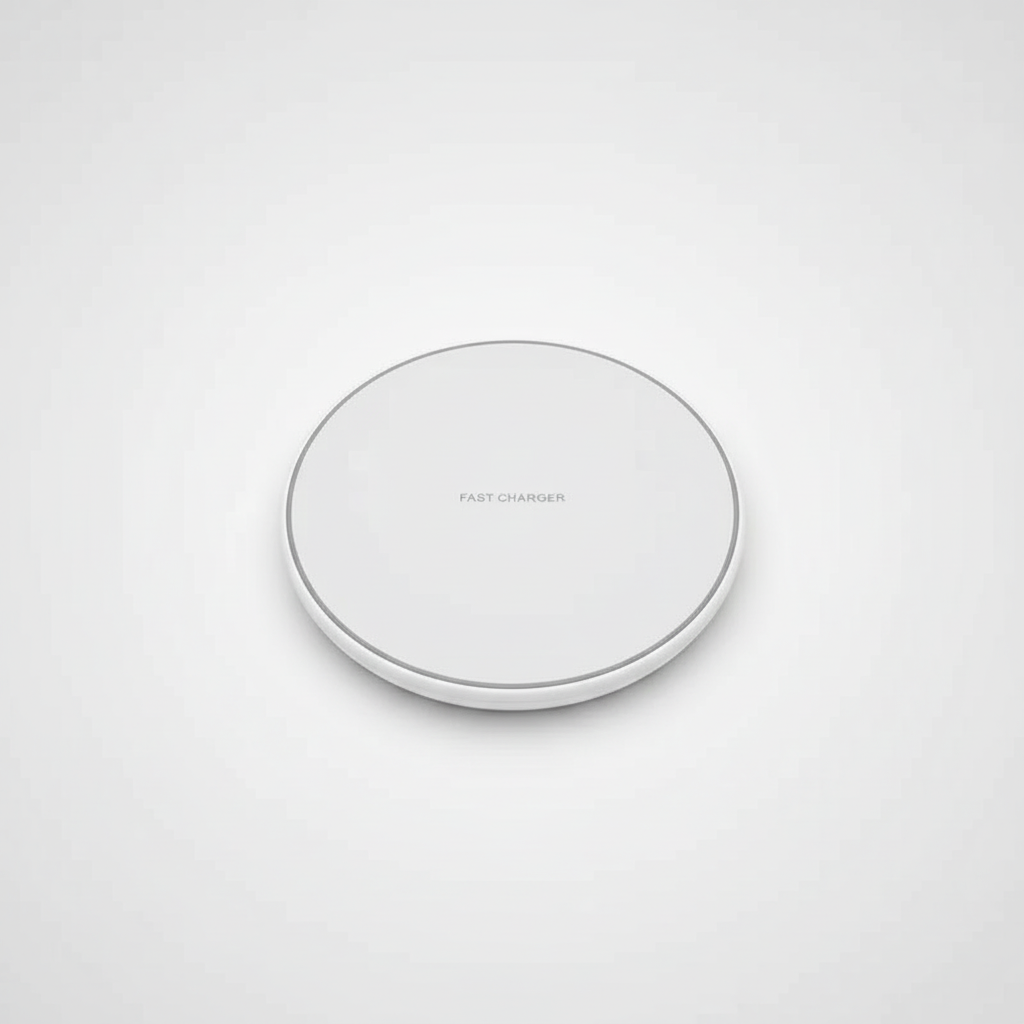 Modernes 30W Wireless Charger Pad für effizientes, kabelloses Schnellladen von Smartphones & Tech-Gadgets.