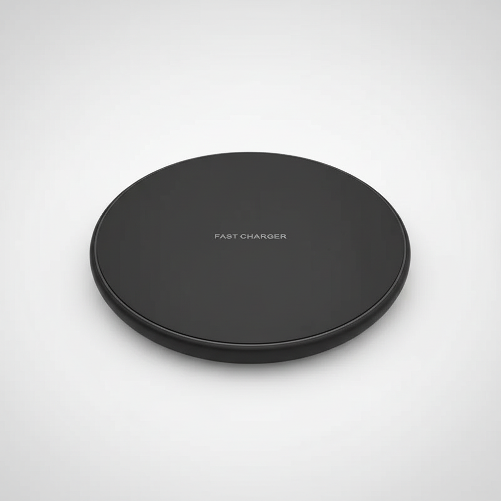 Kabelloses 30W Ladegerät für schnelles Aufladen von Smartphones, perfekt für den Schreibtisch im Büro oder Zuhause.