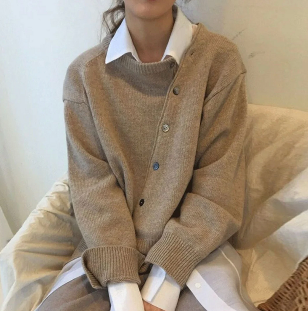 Komfortabler Damen Feinstrick Cardigan, Basic Oberteil. Weiche, langarm Strickjacke für elegante & lässige Looks.