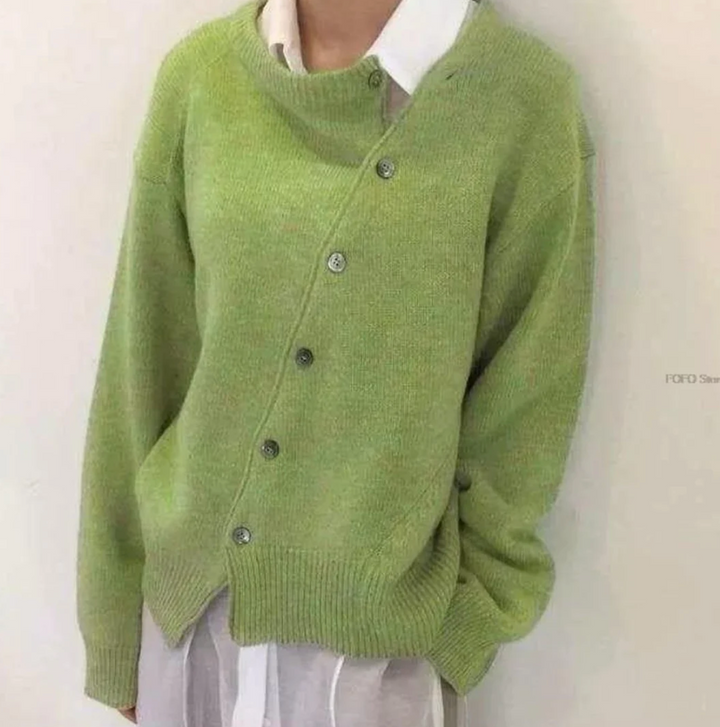 Eleganter Damen Feinstrick Cardigan, langarm, perfekt für Büro & Freizeit. Vielseitige Strickjacke für Herbst/Winter.
