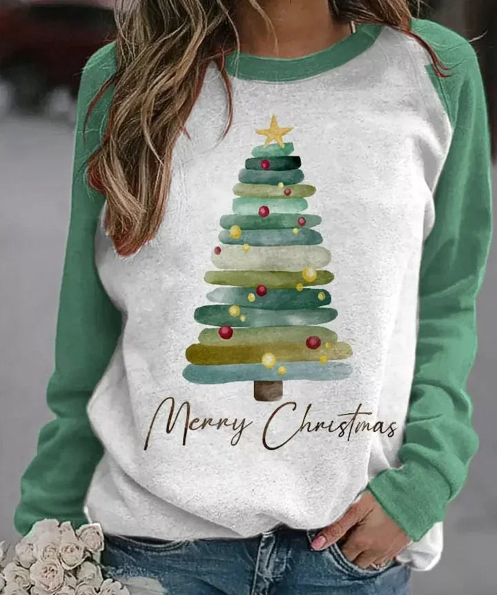 Stilvoller Damen Weihnachtspullover, kuschelig & warm. Perfekt als festlicher Winterpullover für eine gemütliche Weihnachtszeit.