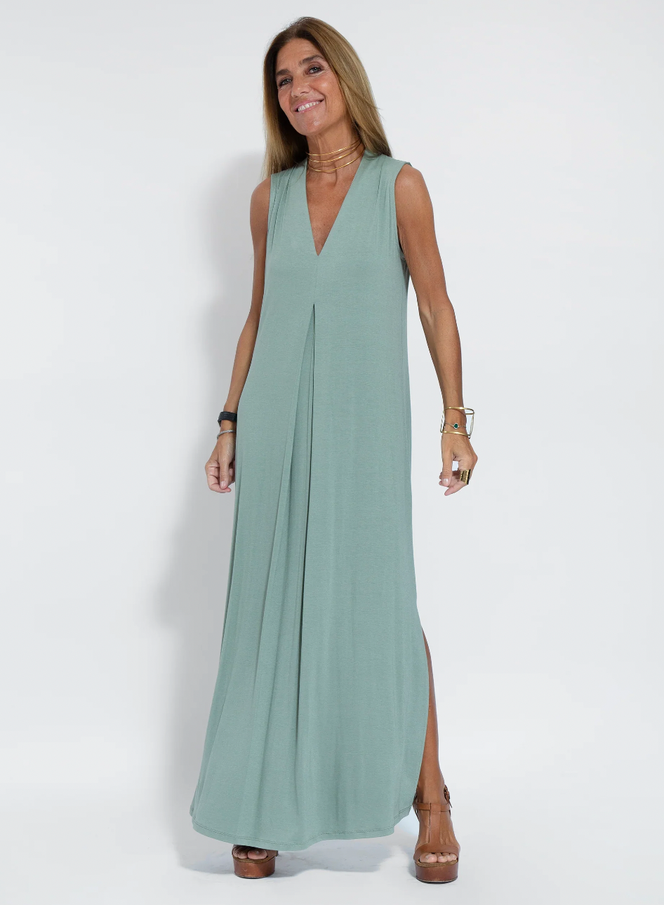 Ganzjahres-Damenkleid: Bequemes, elegantes Zweiteiliges Set mit Weste, ideal für Herbst, Frühling & Alltag.