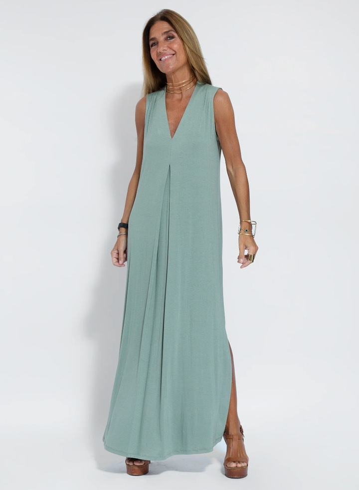 Ganzjahres-Damenkleid: Bequemes, elegantes Zweiteiliges Set mit Weste, ideal für Herbst, Frühling & Alltag.