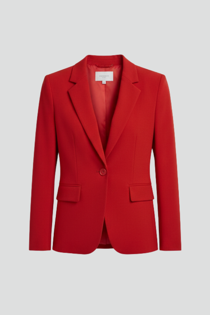Klassischer Damen Business Blazer, tailliert geschnitten, ideal für elegante Auftritte & vielseitige Outfits.